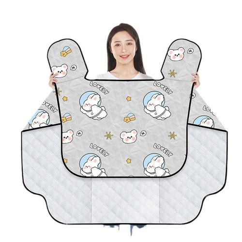 2024 New Electric Bike Windshield Thin Spring Summer Sunscreen Oxford Cloth Electric Bike Windshield Cover with Large Pockets