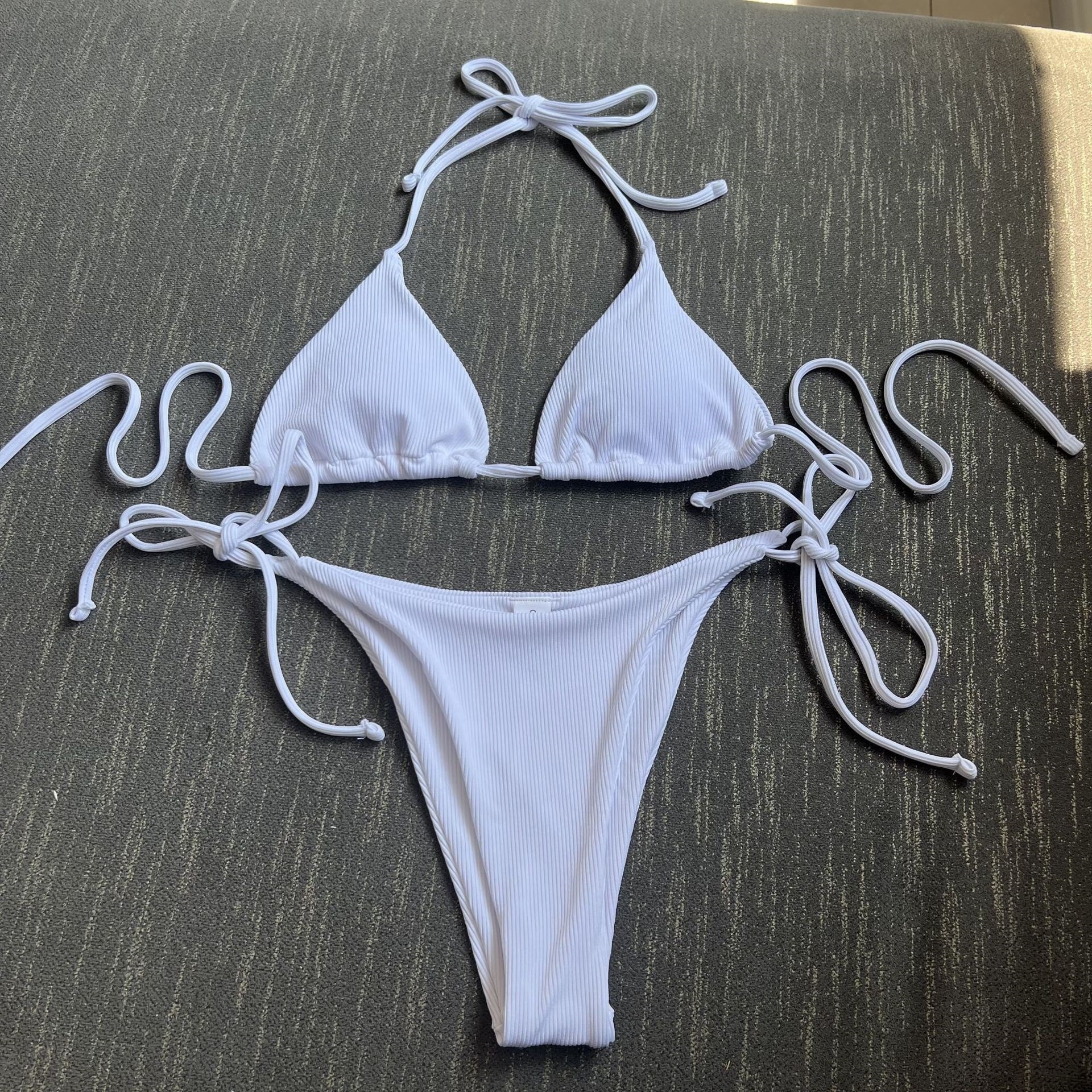 Women's Sexy Three Piece Bikini Two Piece Swimsuit American Style Beach Hot Spring Swimwear_ecoleips.com