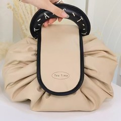 新しい怠惰な化粧品バッグ、大容量のポータブル収納バッグ、旅行用収納バッグ、巾着ポケット、防水トイレタリーバッグ