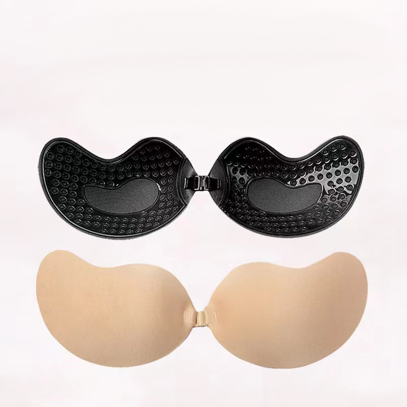 Silicone breast patch mango cup non-slip push-up breathable silicone sling wedding dress reusable anti-bump breast patch