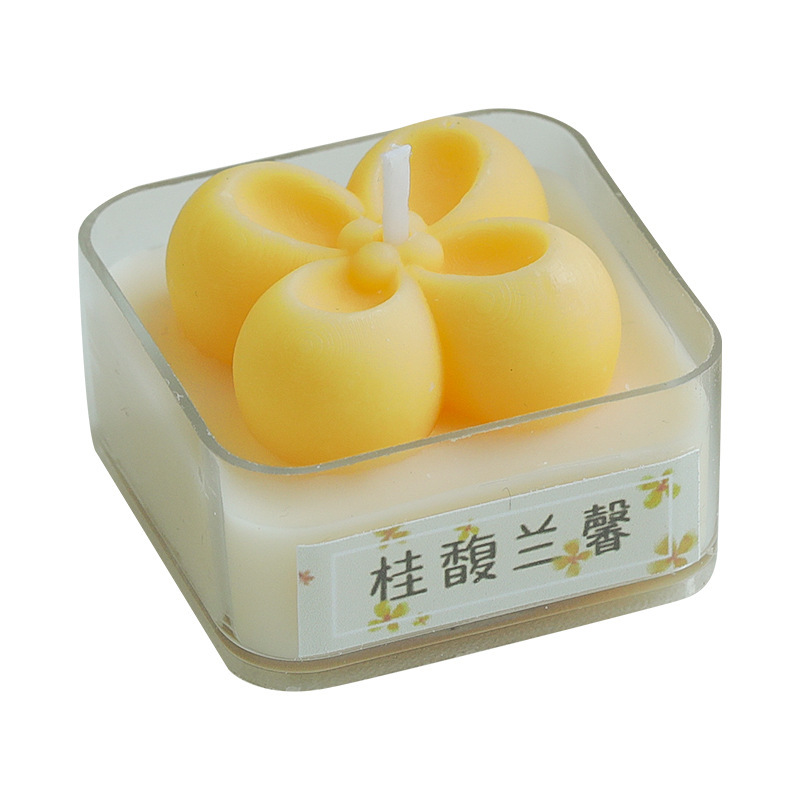 中秋蜡烛伴手礼手工礼物生日香氛茶蜡创意小礼品桂花香薰蜡烛摆件|undefined