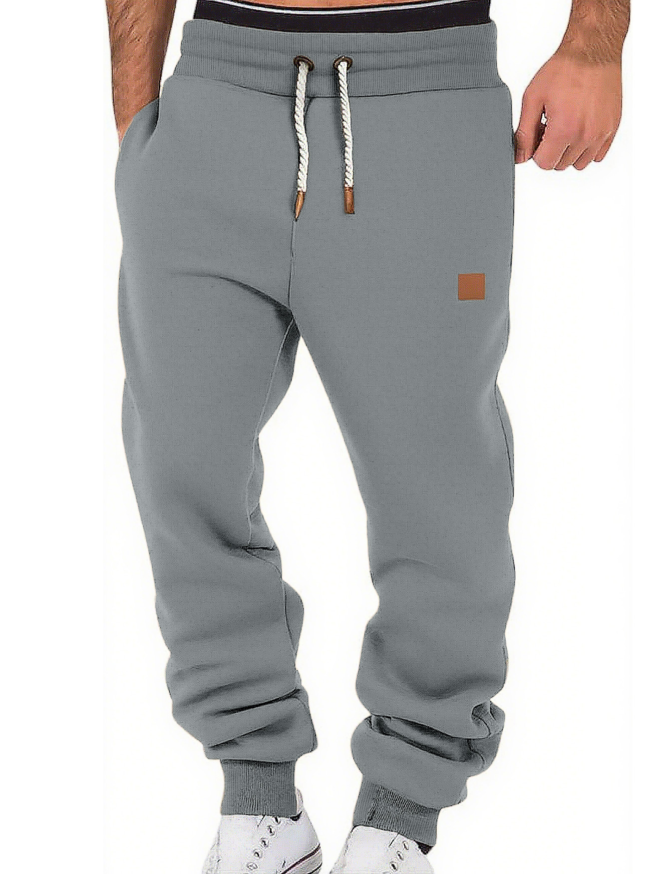 Comercio exterior transfronterizo Amazon primavera y otoño hombre casual pantalones deportivos de color tendencia pantalones Europeos y estadounidenses pantalones sueltos para hombre