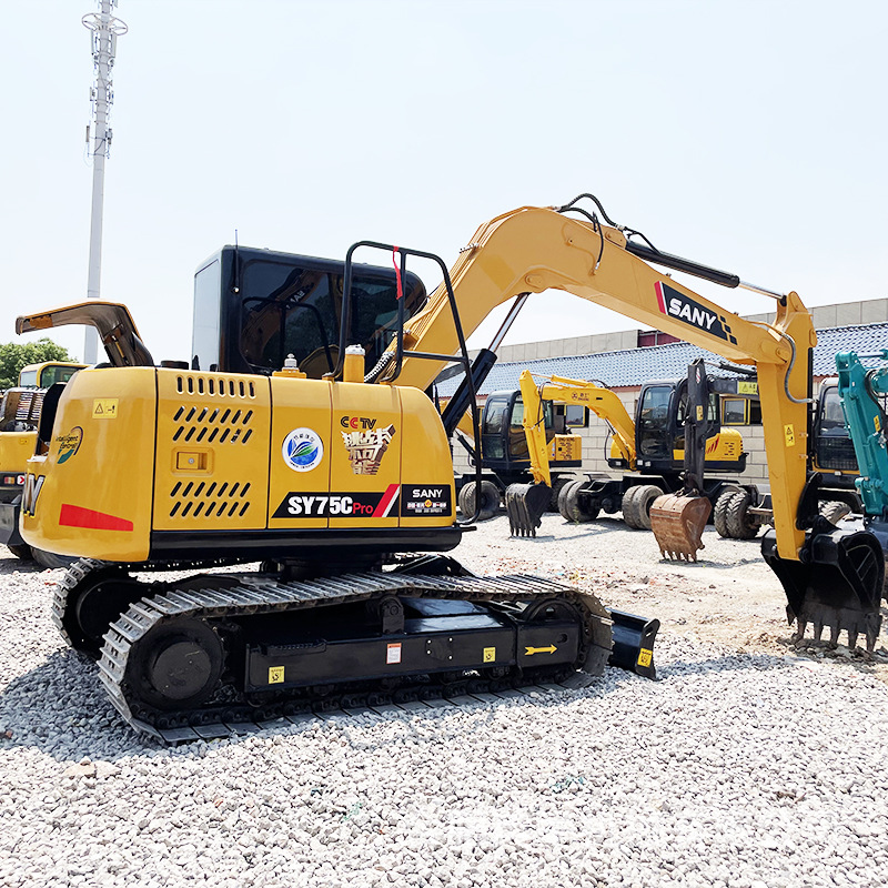 Comercio exterior directo Sany Heavy Industry SANY75C excavadora Sanysy60SANY135 pequeña excavadora de orugas gancho image 3