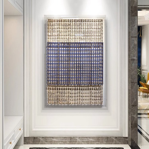 Acrylic creative entrance designer wall art 3D abstract office model room decoration painting