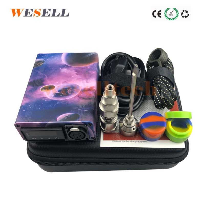 新款星空enail，enail dab kit，温控器干烧套装，配发热加热线圈