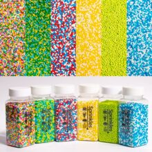 2mm彩糖珠子烘焙蛋糕糖果装饰彩米粒糖Cake Decoration Sprinkles