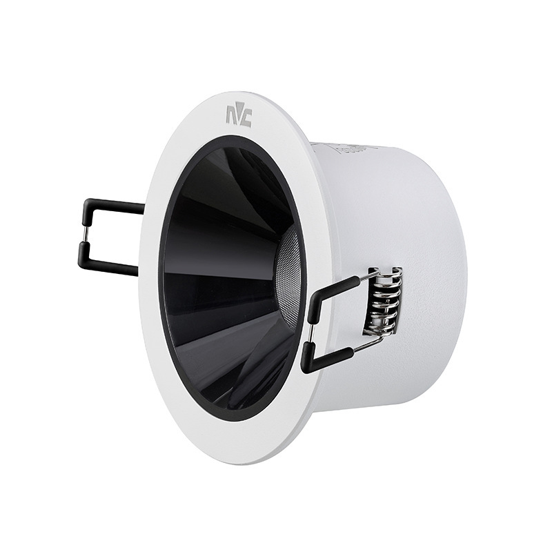NVC 照明 COB スポットライト埋め込み型天井ダウンライト 7W9W アンチグレア NLED9473SA 9473SB アルミニウム|undefined