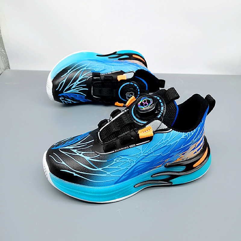 Garfelon 32 - 37 yardas para niños otoño cuero 2025 nuevos zapatos transpirables para niños zapatos deportivos para padres