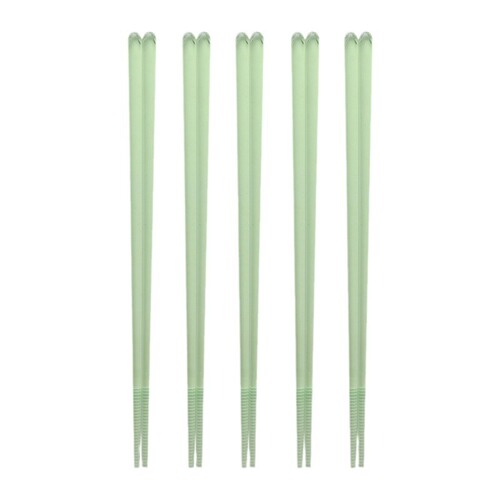 Clear crystal texture chopsticks with anti-slip pointed tips, dishwasher-safe, stylish couple chopsticks