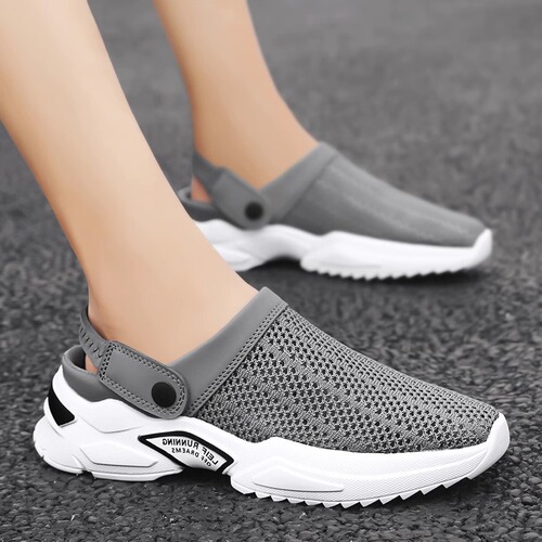 Men's  new slippers men's summer non-slip sports half slippers ins Baotou hole shoes sandals casual slippers