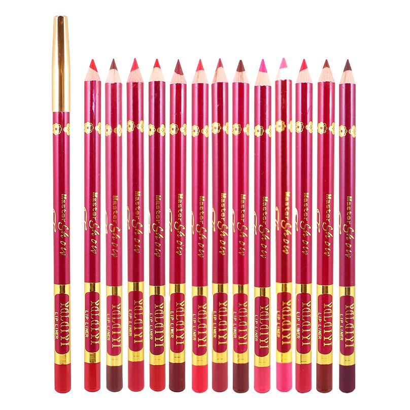 Yalai lipstick lip liner 13 Color Matte waterproof not easy to fade velvet lipstick makeup factory wholesale