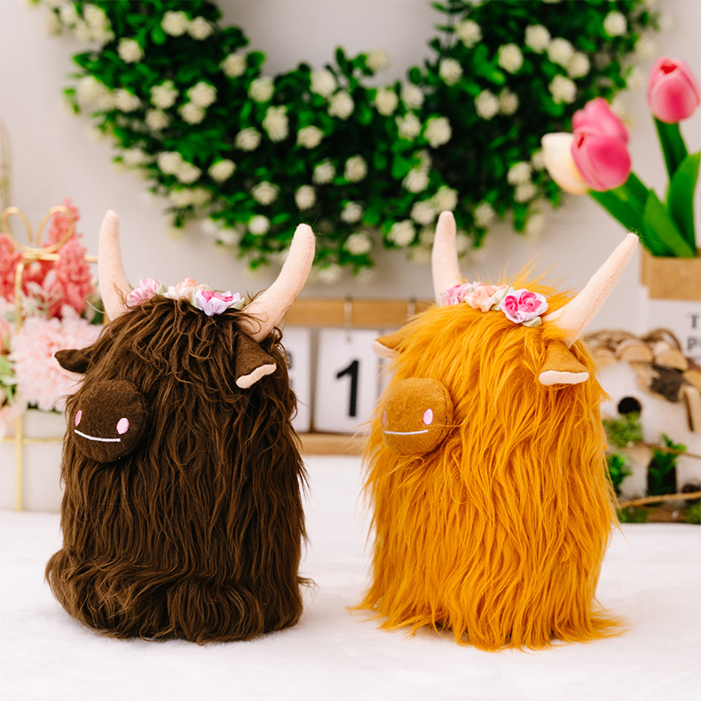 1 Piece Quantity Cute Cattle Cloth Plush Family Gathering Ornaments