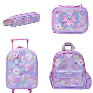 Backpack for early age, cute small bag, purple set flower-shaped
