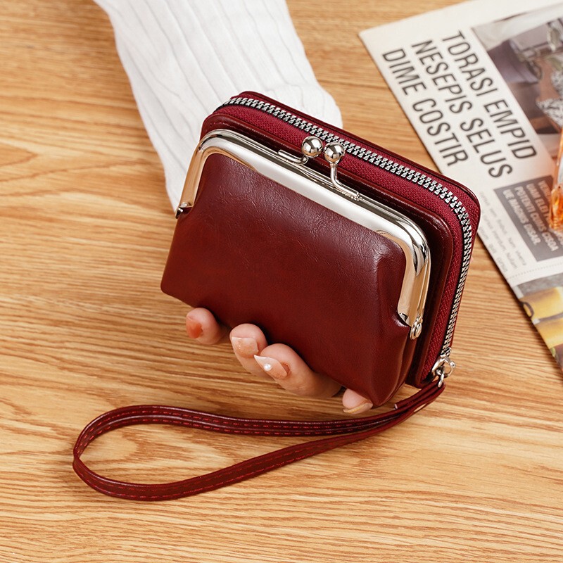 Cross-Border New Women's Wallet, High-End, Multi-Card Slot, Card Holder, Integrated Clutch Bag, Fashionable Large-Capacity Coin Purse for Women