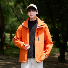 喜感龙户外冲锋衣女三合一男款秋冬季旅游露营服防风防水抓绒内胆