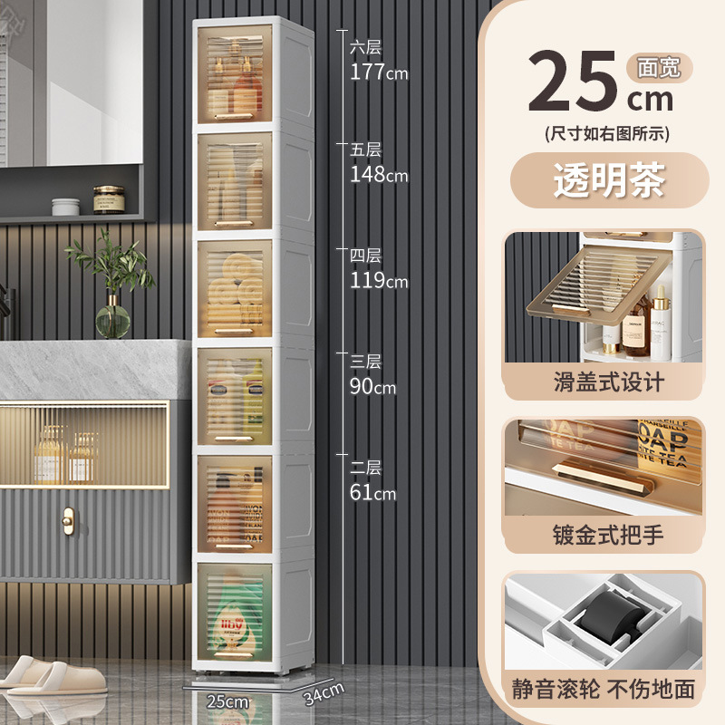 25 wide transparent brown 6 layers