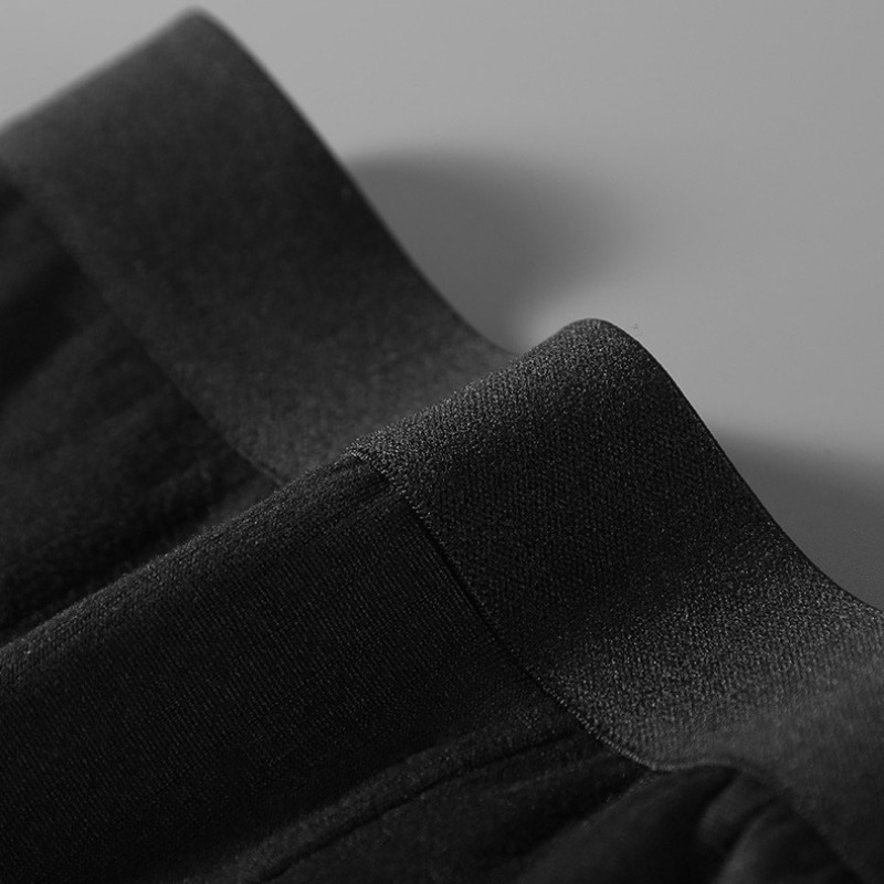 Boxer da uomo traspiranti, intimo sportivo, design ad alta elasticità con quattro angoli, stile europeo/americano, misto cotone e spandex._voghion.com