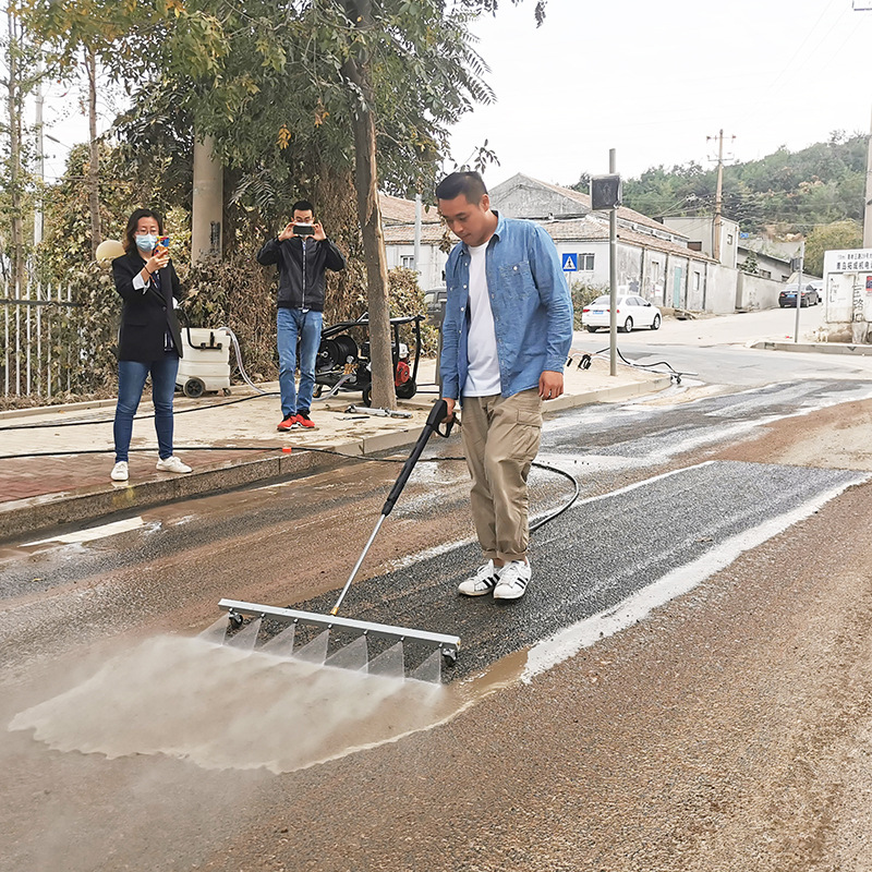 艾隆洗地机高压工地道路冲洗多喷头高压水枪户外小区地面清洗喷头