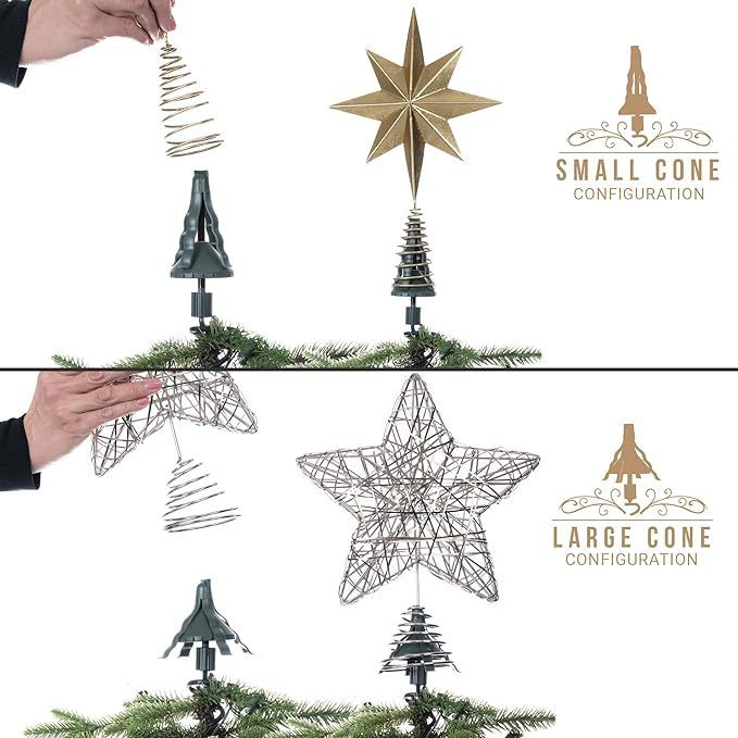 亚马逊Christmas Tree Topper Holder圣诞树装饰架旋转树顶稳定器|undefined