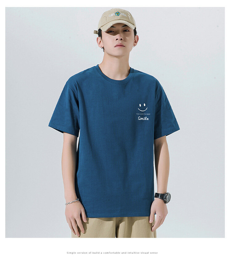 Camiseta de manga corta hombre verano plus big size gorda holgada slim hombre algodón t media manga top ice sense verano pic 14