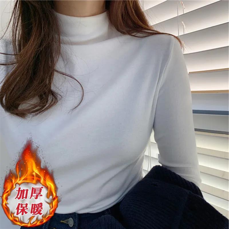 Velvet fleece keep warm base body-friendly autumn brand long-sleeve