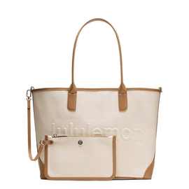 露LU2025新款ClassicCanvasToteBag16L帆布休闲单肩大托特手提