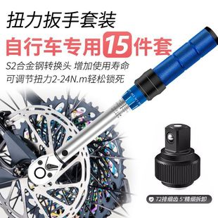 Preset Adjustable Torque Kg Wrench High Precision Torque Bicycle Hexagon Repair Tool Set