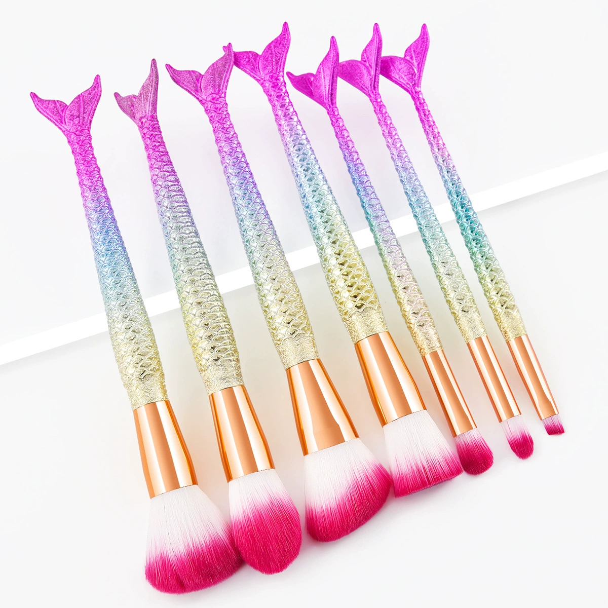 (Cross-border trading), multicoloured brush, 7 pieces