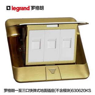Legrand three-port network copper plug 650620KS waterproof hidden hydraulic buffer type air ground with damping