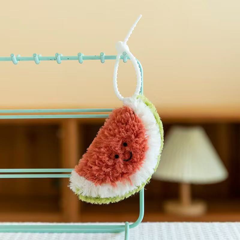 Simulación de frutas y verduras juguetes de peluche colgante repollo fruta muñeca llavero muñeca boda máquina de lanzamiento muñeca