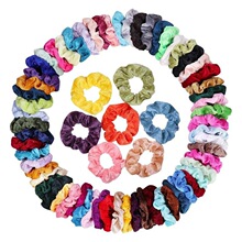 F 32701 Velvet Scrunchies Hair Ties ��˿�޷�Ȧ ŷ���羳