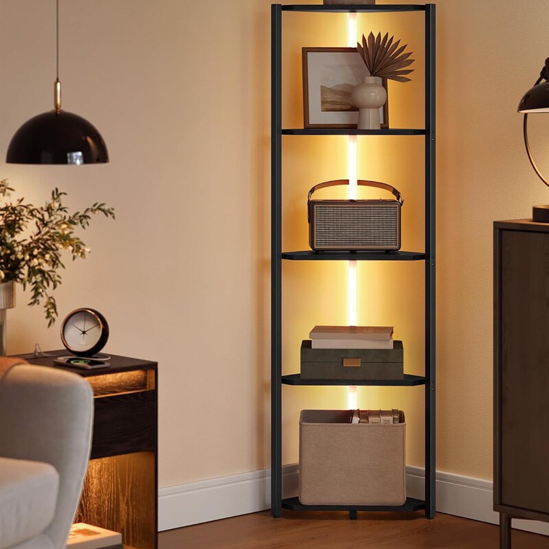 Floor Lamp with Stand Led Smart Modern Floor Lamp with Music Sync Color-Changing Corner Display Stand Lamp Atmosphere Light Floor Lamp with Stand Led Smart Modern Floor Lamp with Music Sync Color-Changing Corner Display Stand Lamp Atmosphere Light