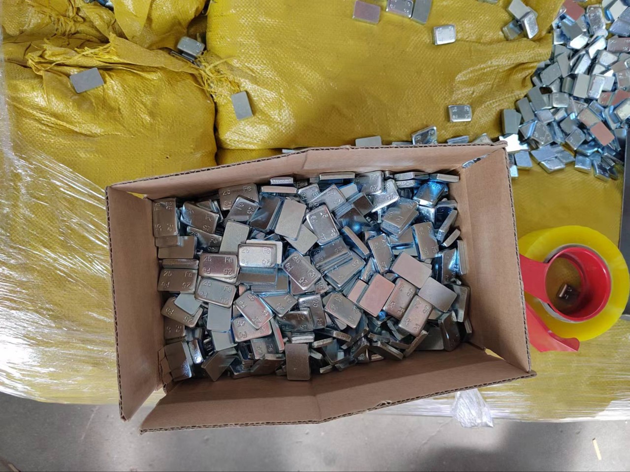 Iron Large Weight Balancing Block Bulk
