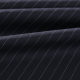 Fashion New Wool Striped Suit Fabric Spring and Summer 0.9cm Striped Wool Stretch Women's Small Suit Fabric