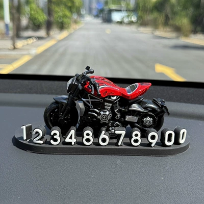 temporary parking number plate, 3D: Nömrəli dayanma kartı - cruise-red-3d-o-style