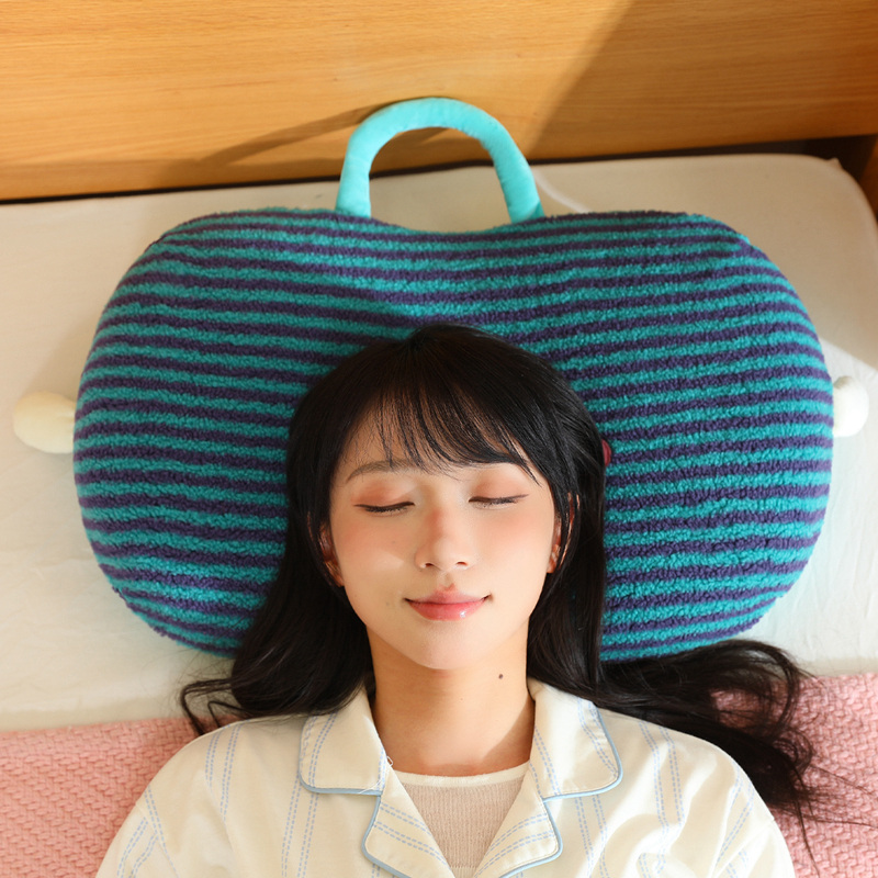 Almohada de Espuma de Memoria para Siesta con Hueco para Manos para Oficina y Dormitorio