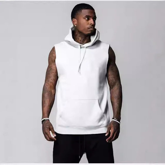 Factory wholesale hooded vest men's and women's Spring and Autumn Tide brand ins Japanese vest lovers loose sleeveless sweater
