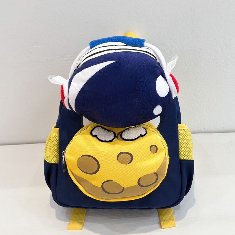 2025 nuevo jardín de infantes mochila para niños niñas lindas bolsas de peluche de aire extranjero mochila para niños niñas mochila pequeña