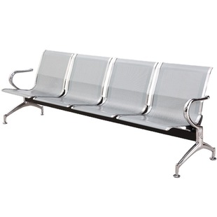 Three-Seat Row Chair, Hospital Waiting Chair, Infusion Chair, Rest Row Public Seat, Airport Chair, Waiting Chair, Stainless Steel