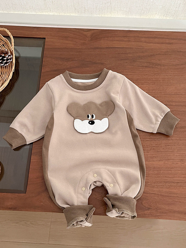 宝宝秋装洋气连体衣超萌可爱包屁衣婴儿衣服秋季爬服春秋外出哈衣|undefined