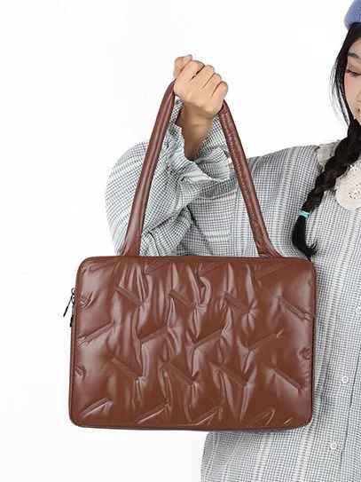 Cross-border tablet bag 2026 new Korean version retro simple cotton handbag solid color women's shoulder bag