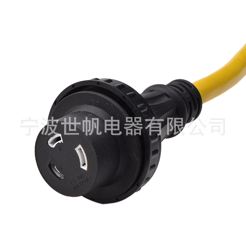 Manufacturer Supplies Generator Adapter Cable 5-15P Conversion Switch 3-Pin Plug Car Charging Power Cable