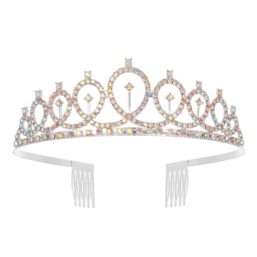 Диадема-ободок набор с кристаллами и лентой "Birthday Queen", комфортная подарочная принадлежность