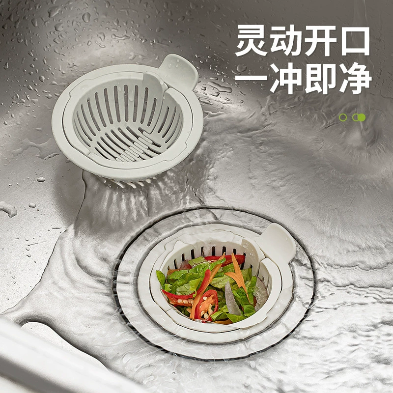Корзина для стока кухонной раковины, фильтр воды, защита от закупоривания, сепаратор стока бытовой посуды