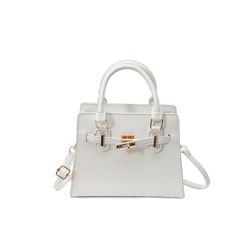 Bolso Kelly portátil retro simple para mujer 2025 primavera y verano nuevo bolso de hombro de moda bolso de mensajero de viaje de moda