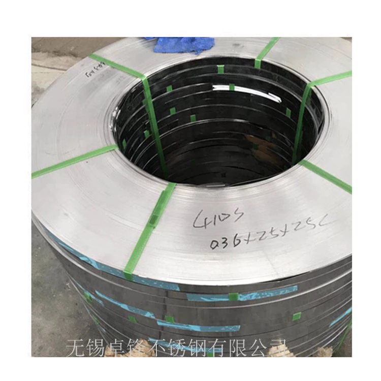 张浦SUS304精轧不锈钢带 06Cr19Ni10冷轧单面镜面带 覆膜不锈钢带