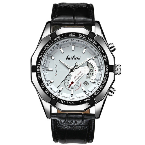 Dropshipping men's watch men's fully automatic movement calendar waterproof luminous Korean version fashion non-mechanical watch quartz bowl watch