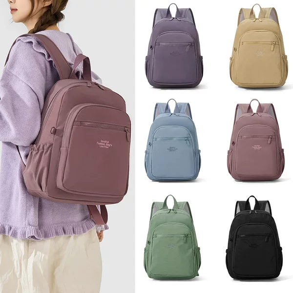 2026 New Versatile Lightweight Large-Capacity Backpack for Women, Casual Commuting Travel Backpack, High-Value School Bag for Women