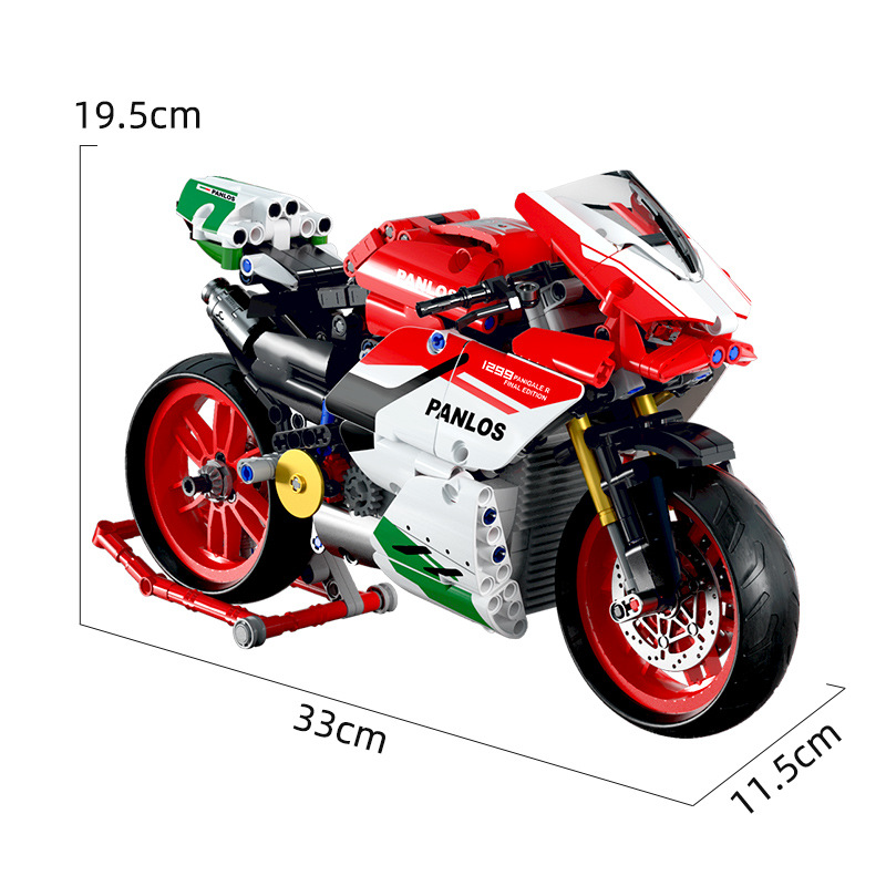 PANLOS 제조 업체 도매 672001 DUCATI 1299 오토바이 블록 레고 장식품과 호환 1:51:8