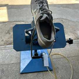 鞋厂设备成品半成品穿鞋带气动夹具座 鞋带辅助机械 缝纫鞋机设备